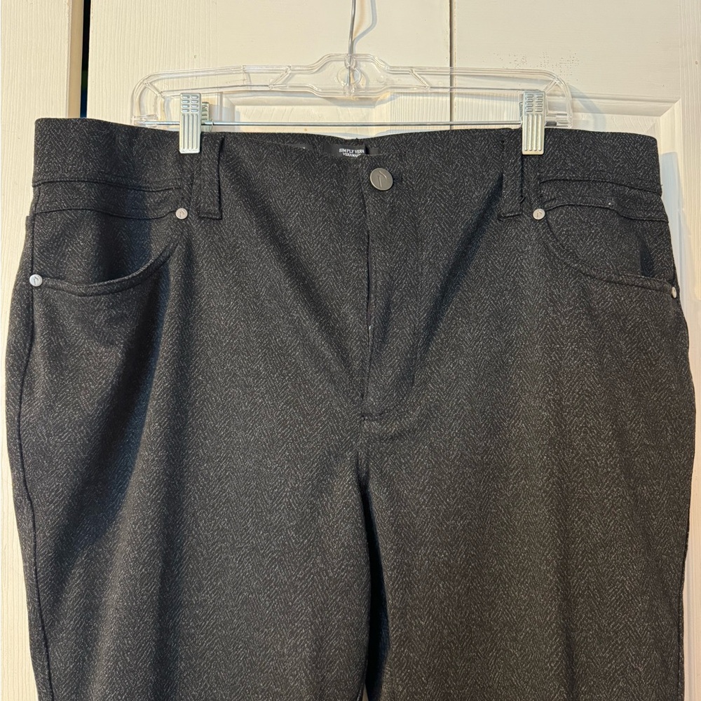 Simply Vera Skinny Ponte Pant Size 1X